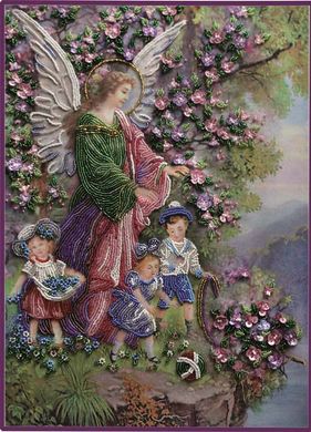 Набор для вышивки бисером Ангел и дети